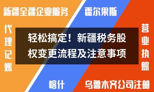 輕松搞定！新疆稅務股權變更流程及注意事項