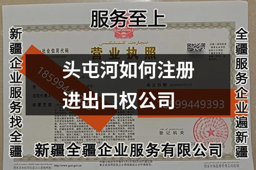頭屯河如何注冊進出口權公司