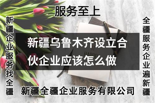 新疆烏魯木齊設立合伙企業應該怎么做